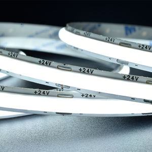 DC24V 252 LEDs/m 8mm Thick Gel SMD FCOB Style LED Strip Flexible Cabinet Showcase Shelf Mall Hotel Retail Office Linear Lighting
