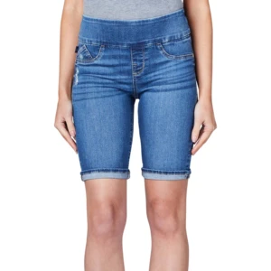 High Quality Women's Blue Washed Slim Fit High Waist Denim Shorts Vintage Sexy Summer Fashion Custom Women's Denim Shorts
