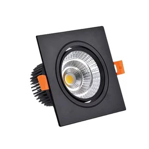 10W Recessed LED Downlight Square Aluminum Housing Ceiling Spot Light Bedroom Living Room Roof Hallway Housetop Lighting Lamp