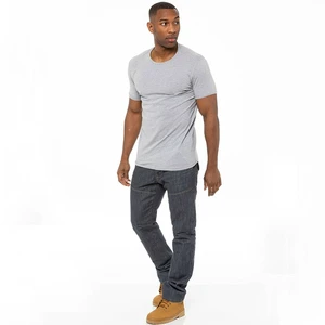 Wholesale Men's Straight Distressed Denim Jeans Low MOQ 100% Cotton Windproof & Breathable Plus Size High Fashion New Arrival