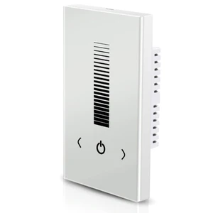 Wall Mounted Glass Touch Panel LED Dimmer Switch Brightness Lamp Touch Control Glass Panel Single Color LED Strip Lamps