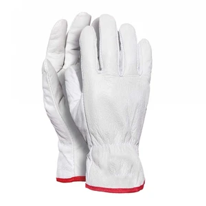 Customizable Logo Leather Safety Working Gloves New Style Oil Resistant Anti-Chemical Non-Slip Durable Anti-Static Silicone-Free