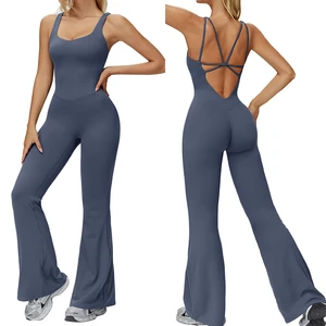 Stretchy Spandex/Nylon Winter Sports Jumpsuit for Fitness
