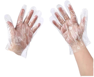 Disposable Lightweight Polyethylene Waterproof Gloves Cooking Food Prep Clear Food Service Safe Kitchen Handling Household