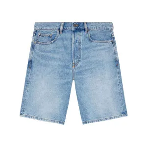 Custom Men’s Regular Fit Denim Shorts | Summer Streetwear Blue & Black Jeans Shorts Breathable Comfortable Fabric Wholesale OEM