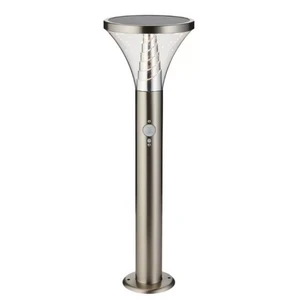IP44 Stainless Steel Waterproof Pyramid Motion Sensor Outdoor Solar LED Lawn Lamp Landscape Garden Lights