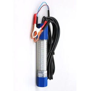 12V 8W Led Submersible Fishing Light Deep Drop Underwater Fish Finder Lamp with Cord for Boat Fishing