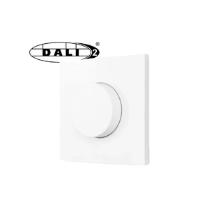 DALI Bus Powered Rotary Dimmer Controller IEC 62386 Wall Mounted Knob Switch for LED Smart Lighting