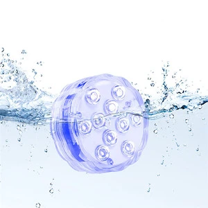Pool Lights Underwater Rgb Led Swimming Pool Led Submersible Pool Remote Base Stand Conversion Light Color With Crystal Ball