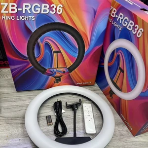 ZB-RGB36 Professional Shooting Backlighting Lamp - Circular Lamp - Photo Backlighting Lamp - LED Lighting - Live Backlighting