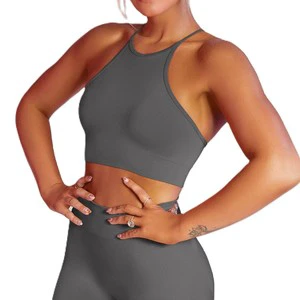 New Seamless Sports Bra Breathable Quick Dry Tank Top Women Running Fitness Yoga Workout Wear