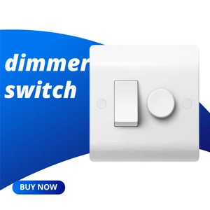 1 Gang 1 Way 220V 250W/500W Dimmer Switch with Smart Home Control Manual Operation for Home & Office Use 5-Year Warranty