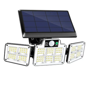 Detachable Folding Solar Powered Security Light Motion Detection Sensor All in One Solar Outdoor Wall Flood Light