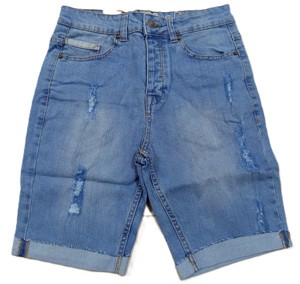 Hip Hop Oxford Denim Short Pant for Men 100% Bamboo Fiber Quick Dry Zipper Fly