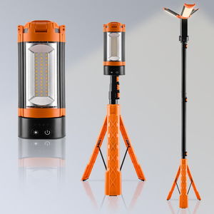 Portable LED Lanterns with Rotatable Magnetic Base Waterproof Camping Lighting Modes for Climbing Hiking Fishing Battery Powered
