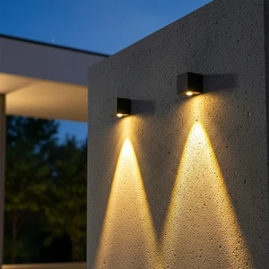 Solar Security Wall Lights IP55 Rated Bright LED Outdoor Illumination Dusk Dawn Anti Theft Lamp Warm/White Light for Dark Alleys