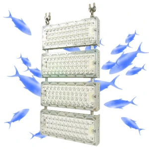 720W Green White Blue Overwater Fishing Lights Ocean Boat Fishing Night Light Squid Fishing