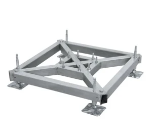 Quick Setup Aluminum Stage Lighting Truss Accessory Aluminum Base Plate for Light Duty Screw Truss