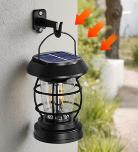 Multi-Functional Waterproof Solar LED Camping Lantern with Quick Charging for Outdoor Use