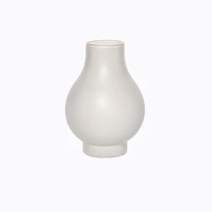 Factory BSCI High Quality Clear Frosted Glass Oil Lamp Shade Replacement Traditional Chinese Coastal Light Glass Lamp French