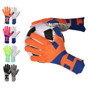 Soccer Latex Goalie Gloves Thicken Shock Latex Anti-slip Football Goalkeeper Gloves Football for Child Adult