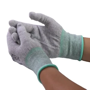 Factory Industrial Safety Work Glove With Carbon Fiber Flexible Anti-Static Glove For Hand And Arm Protection