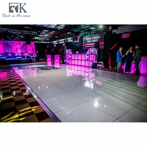 Diy Portable Dance Floor Wooden White Wedding Dance Floor