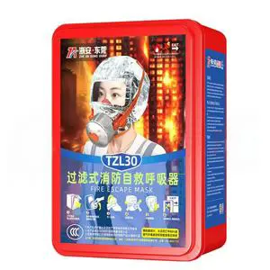 Hot Selling Flexible Face Mask & Fire Protection Smoke Fire Escape Feature for Kids Adult