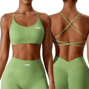 2025 New Customized logo Tracksuit Gym Running Yoga Sportswear Sports Bra Crop Tank High Waist Shorts Workout Outfits for Women