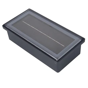 Waterproof Underground LED Solar Paver Floor Ground Light Tile Lamp Recessed Solar Brick Lights for Garden Pathway Landscape