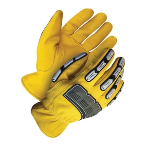Prisafety Heavy Duty Mechanic Gloves Magnetic Work TPR Protector Oil Gas Safety Impact Fire Proof Anti-Slip Premium Quality for