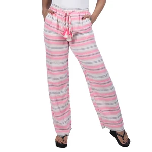 Cotton Yarn Dyed Women's Leisure Bottom Pants Trousers Manufacturer