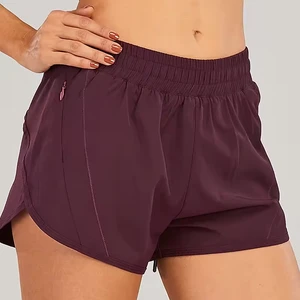 Custom Summer Sports Shorts Ladies Moisture Wicking Anti Chafing Shorts Comfort High Rise Yoga Gym Active Wear