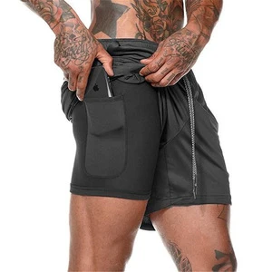 Men's Lightweight Breathable Polyester/Cotton Sports Shorts Drawstring Closure 180g Summer Workwear Casual Workout Gym Bottoms