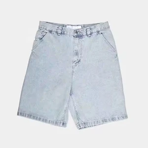 Breathable Customized Men's Summer Straight Woven Denim Shorts Premium Quality Stylish Casual High Waist Distressed Wash