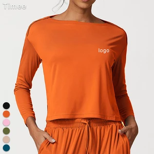 Senior Sense Loose Top Sports Yoga Fitness Top Breathable and Comfortable Plus Size Top