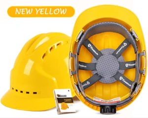 USA Direct Custom Industrial Safety Protection Safety Halmet CE EN397 Approved HDPE/ABS Material Circle Type Slotted