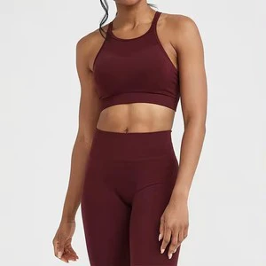 Back Cutout Sports Bra Cross Strap Running Fitness Fitness Yoga Gym Fitness Sets Exercise Bra