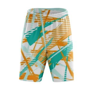 Sublimated Printed Beach Short Swimwear Men's Swimming Trunks Beach Pants Eco Friendly Swimwear