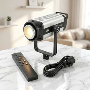 New 500W Portable LED Video Light 2800-6800K Continuous Dimmable Bowens Mount Studio Lighting for Photo/Video Camera Use