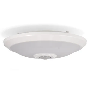 LEDUNI 15W LED Sensor Ceiling Light 24cm Diameter IP20 Indoor LED Surface Light for Hallways & Garage Infrared Motion Sensor