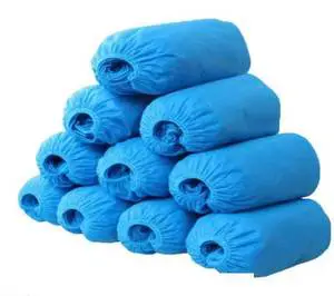 Disposable Anti-slip Waterproof Waterproof Shoe Covers Non Woven Non-slip Shoe Covers New for Adult Wholesale Blue Unisex Midi