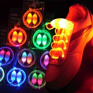 Color Changing Running Fashion Led Luminous Night Shoestrings Led Glow Shoelace