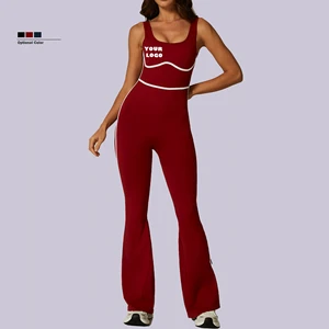 Women's Sexy Sports Fitness Jumpsuit Sportswear Custom Gym Clothes One Piece Workout Sports GYM Fitness Jumpsuits