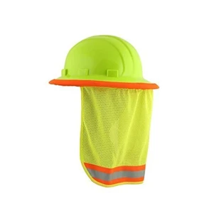 Construction Hard Hat Reflective Neck Shield Helmet Sun Shade