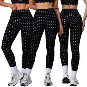 Women's Yoga Pants Exercise and Running Waist-shaping Design Hip-enhancing Feature