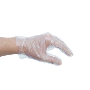 Food Safety Protective Transparent Disposable Gloves Plastic Gloves for Food