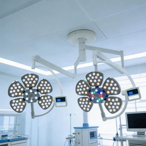 Medical Light Suorce Factory Hospital Medical Surgical Light Ceiling Mounted LED Operating Shadowless Light Veterinary Equipment