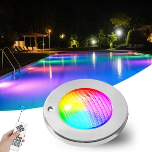 12V LED Pool Light 10 Inch Color Changing Swim Pool Light for Inground Pool Replacement Compatible with Pentair