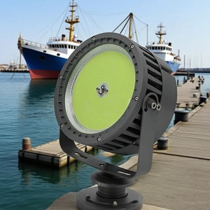 Hot Sale 1000W COB LED Fishing Lamp Marine Lights Float Trap Sea Fish Lure Lights Cyan Green LED Fishing Lights For Boat